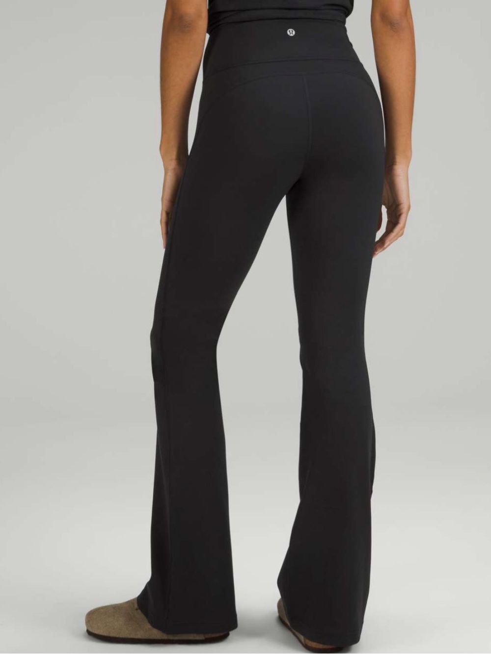 Lululemon Groove Nulu Super High Rise Flared Black Yoga Pants Women's Sz 14*D30